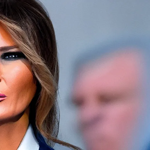 Prompt: melania trump as a clown