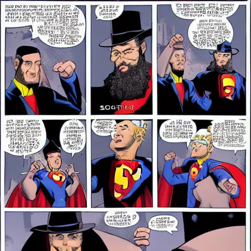 Image similar to Hasidic Superman directed by Scott Snyder directors cut