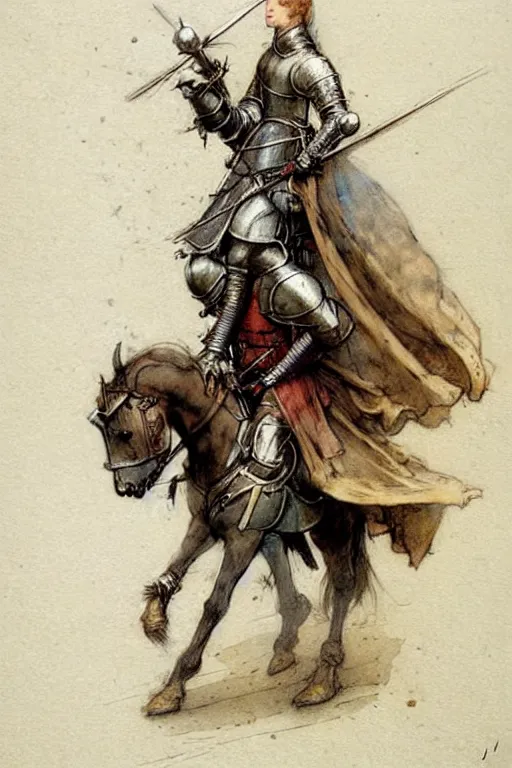 Prompt: ( ( ( ( ( 1 4 9 0 s knight illustration. muted colors. ) ) ) ) ) by jean - baptiste monge!!!!!!!!!!!!!!!!!!!!!!!!!!!!!!