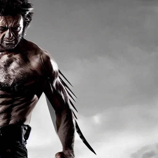 Prompt: wolverine in the walking dead digital art 4 k detailed super realistic