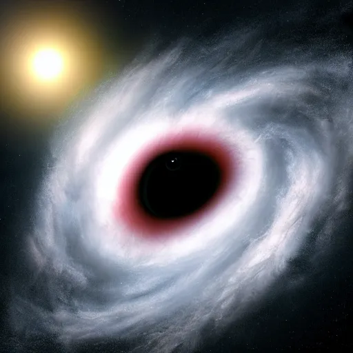 Prompt: a super massive blackhole