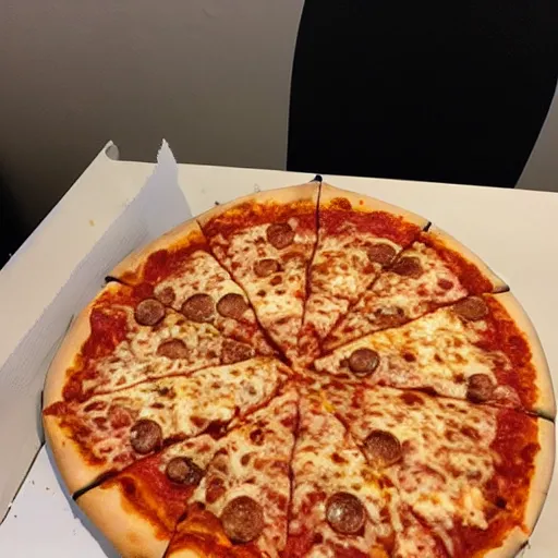 Image similar to worst pizza in existence