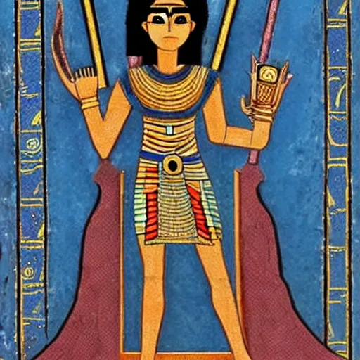 Prompt: harry potter as an egyptian god, hieroglyph, photorealism