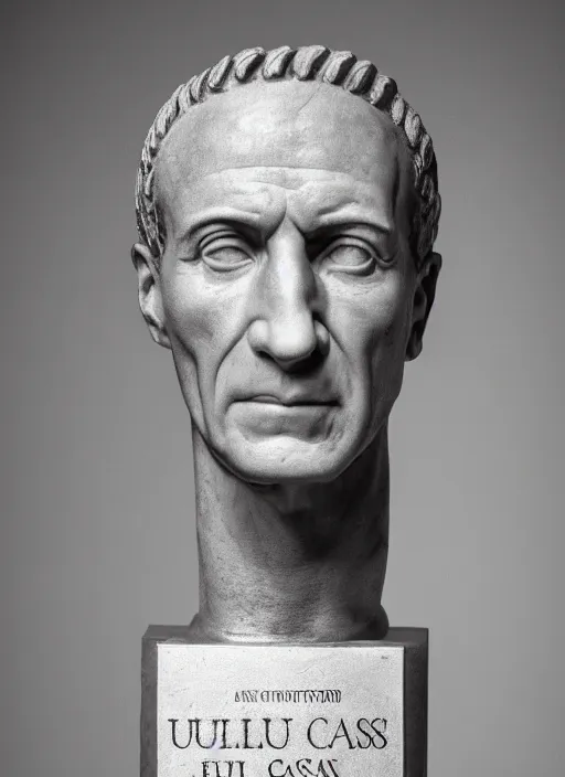 Image similar to a full portrait photo of julius caesar, f / 2 2, 3 5 mm, 2 7 0 0 k, lighting, perfect faces, award winning photography.