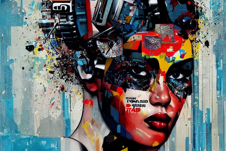 Image similar to TIAGO magazine cover, the coming AI singularity, by chevrier