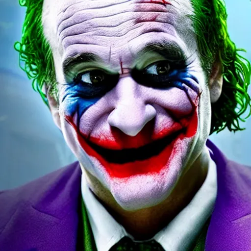 Prompt: The Joker played by Robin Williams 8k hdr movie still