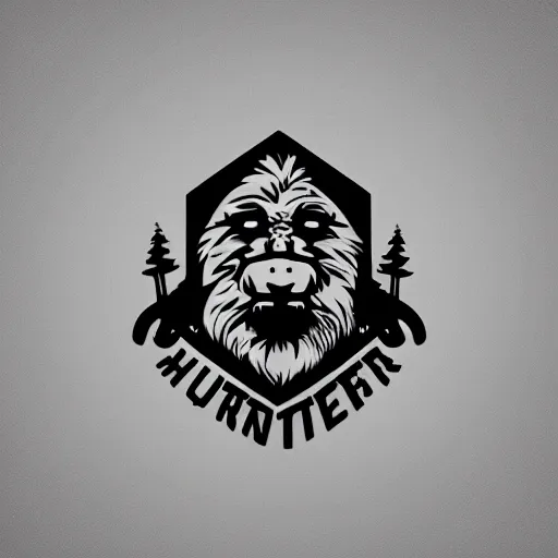 Image similar to Yetti-Hunter logo-design