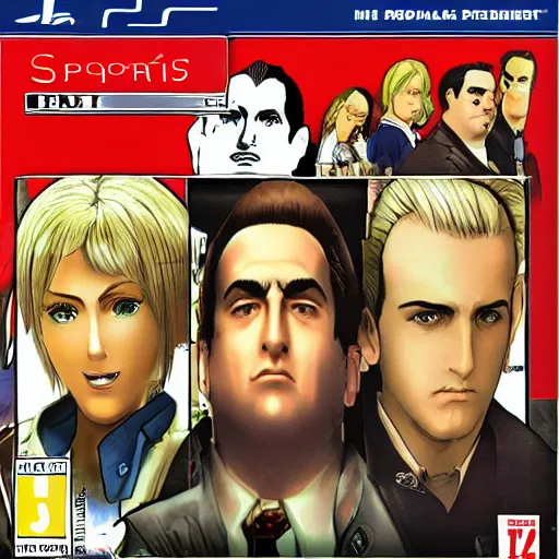 Prompt: the sopranos jrpg ps2 game of the year cover greatest hits