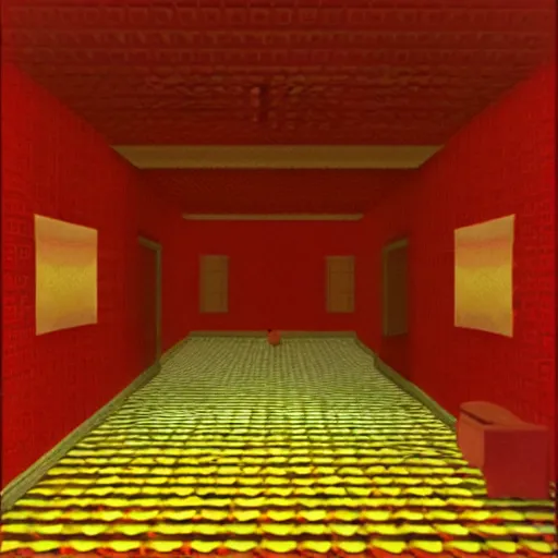 Image similar to a still of the shining, 1 9 9 6 super mario 6 4 graphics nintendo 6 4 visuals aesthetic