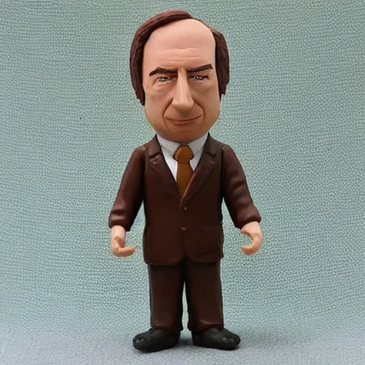 Image similar to Saul Goodman clay figurine