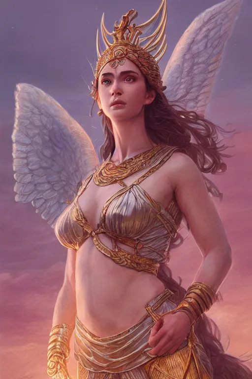 Image similar to goddess of lake, highly detailed, d & d, fantasy, highly detailed, digital painting, trending on artstation, concept art, sharp focus, illustration, art by artgerm and greg rutkowski and fuji choko and viktoria gavrilenko and hoang lap