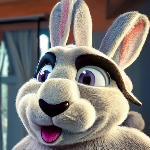 Image similar to the real life big chungus Bugs Bunny