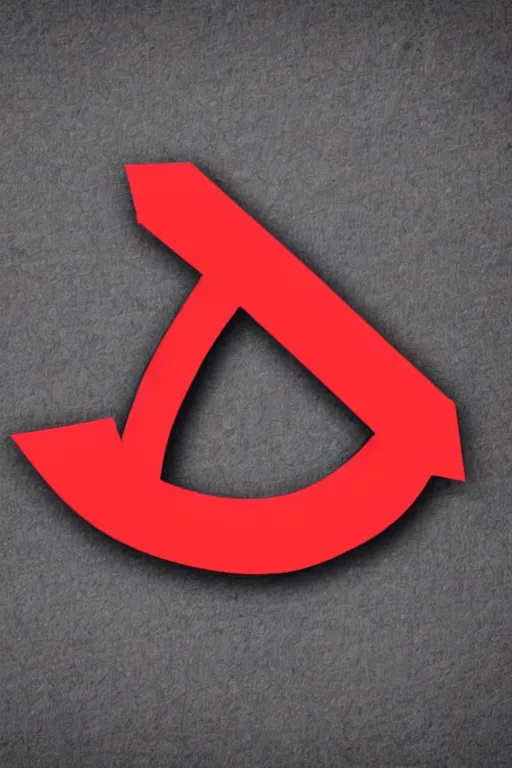 Image similar to a red arrow pointing dramatically in one direction