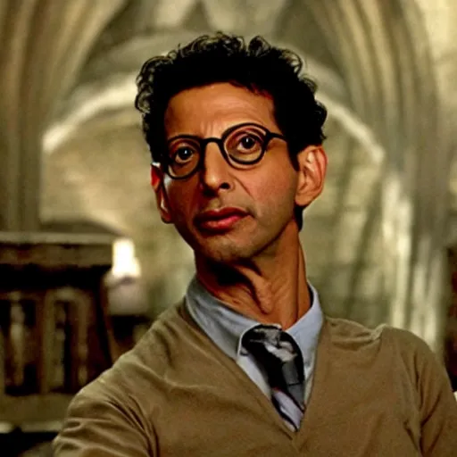 Image similar to Jeff Goldblum in the movie Harry Potter And The Prisoner Of Azkaban