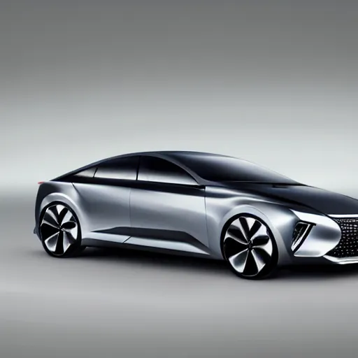 Image similar to concept art of the new hyundai n - 7 4 concept car