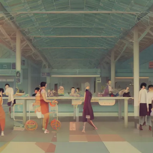 Image similar to a hawker centre by hsiao ron cheng