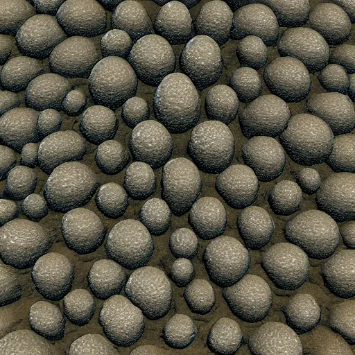 Prompt: a depth uv texture map of barnacles