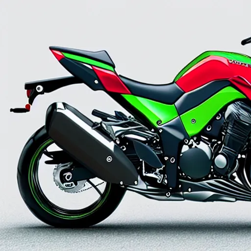 Prompt: kawasaki z1000 model 2009 new version