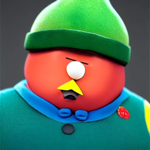 Prompt: Eric Cartman from south park realistic, 4k award winning photography