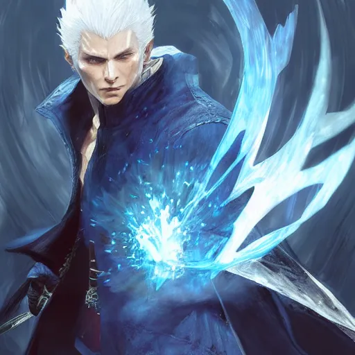 Devil May Cry 3 Vergil Power portrait - @SyanArt - Buy illustrations and  artworks made by Digital Artist –