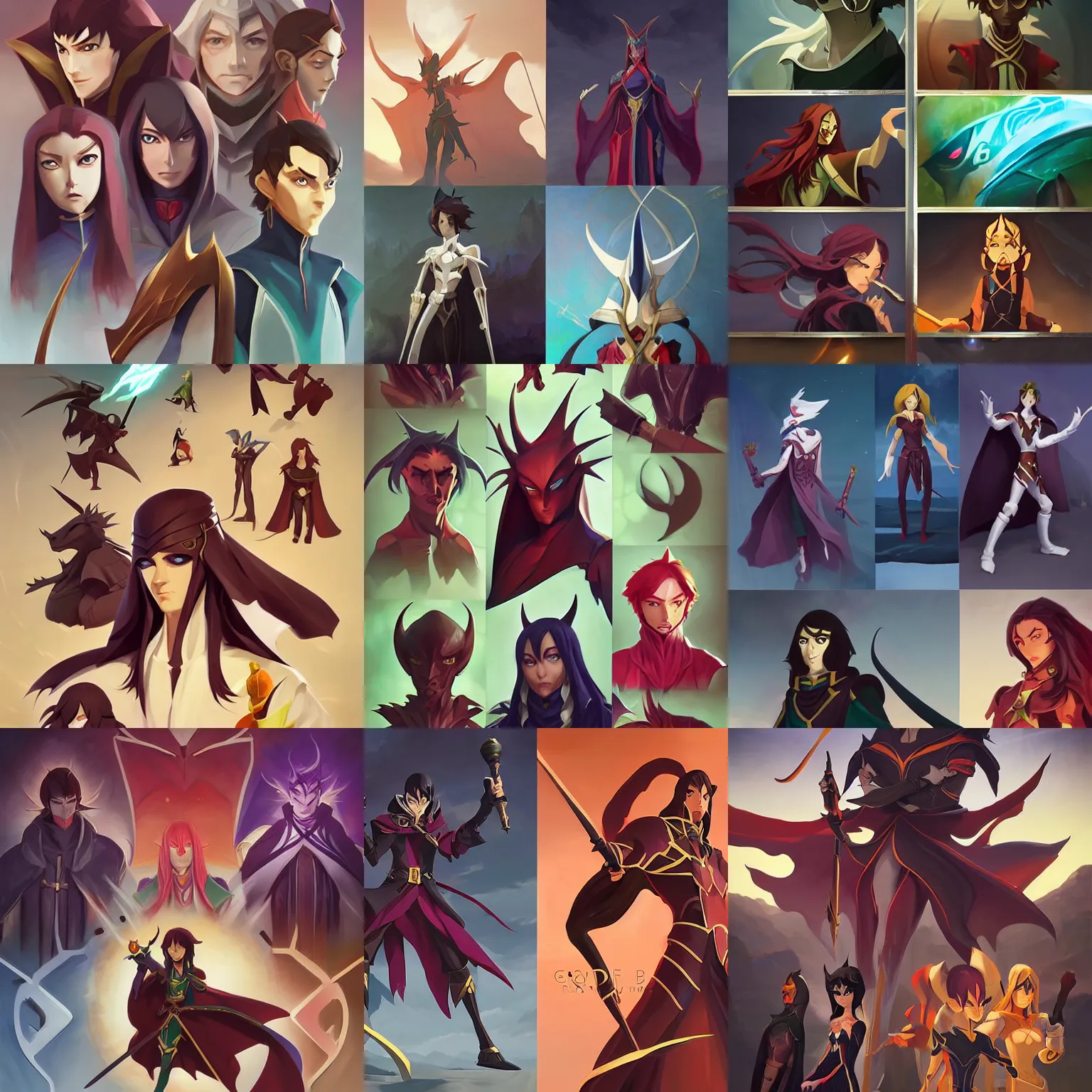 Prompt: dnd fantasy characters set, face icon stylized minimalist code geass, loftis, cory behance hd by jesper ejsing, by rhads, makoto shinkai and lois van baarle, ilya kuvshinov, rossdraws global illumination