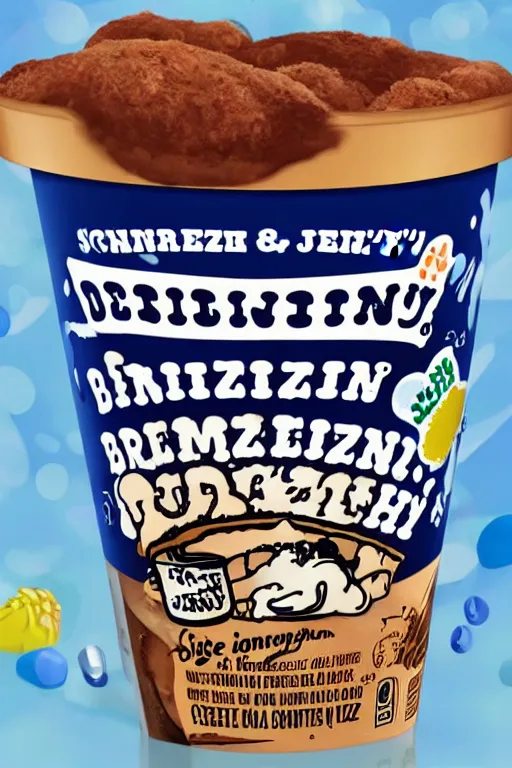 Image similar to schnitzel flavoured ben and jerry's ice cream