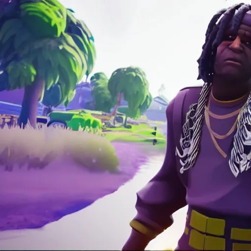 Prompt: Chief Keef in Fortnite 4K quality