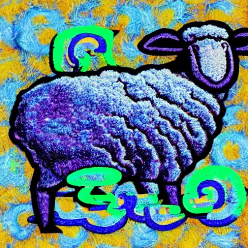 Image similar to electric sheep