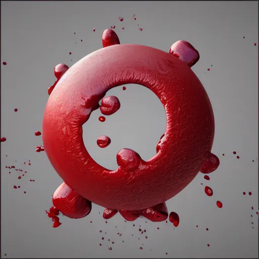 Image similar to blood texture, seamless pbr, high resolution, ultra 4 k, blender