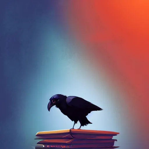 Prompt: Edgar Allan Poe as The Raven, a man with the nose of a raven, a haunting being that is part man and part bird, his nose is a black beak, ambient lighting, 4k, anime key visual, lois van baarle, ilya kuvshinov, rossdraws, artstation