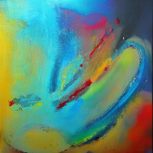 Image similar to serendipity, abstract painting,