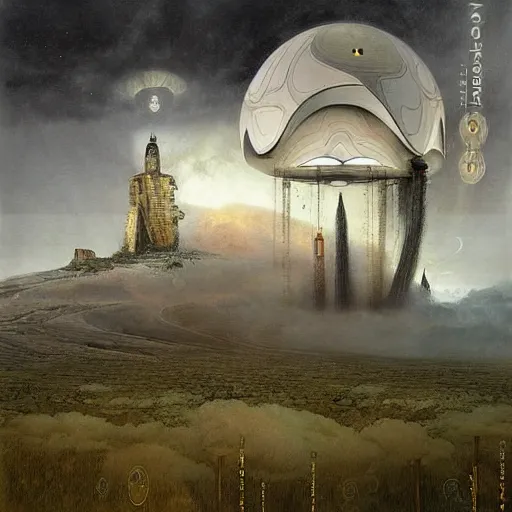 Image similar to swirling futuresynth by jakub rozalski, by paul laffoley. a beautiful drawing of a castle in the clouds.