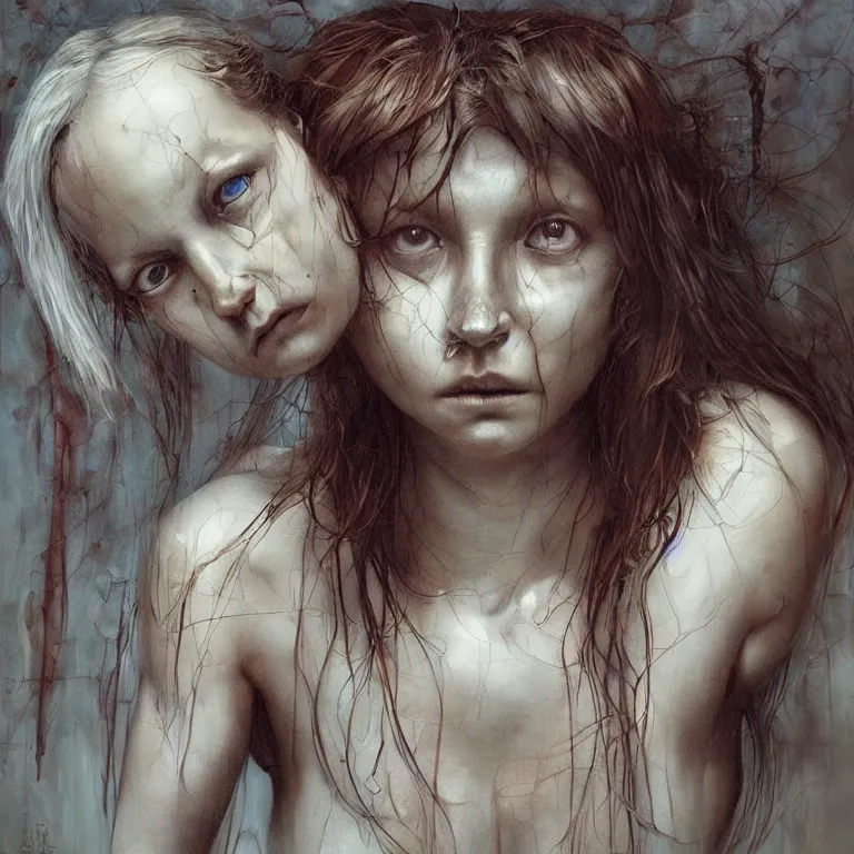 Image similar to angel, 3 d render, esao andrews, jenny saville, surrealism, dark art by james jean, greg rutkowski