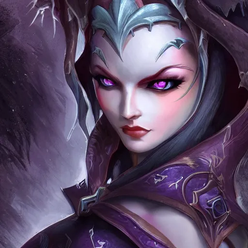 Image similar to dark woman elf, blizzard