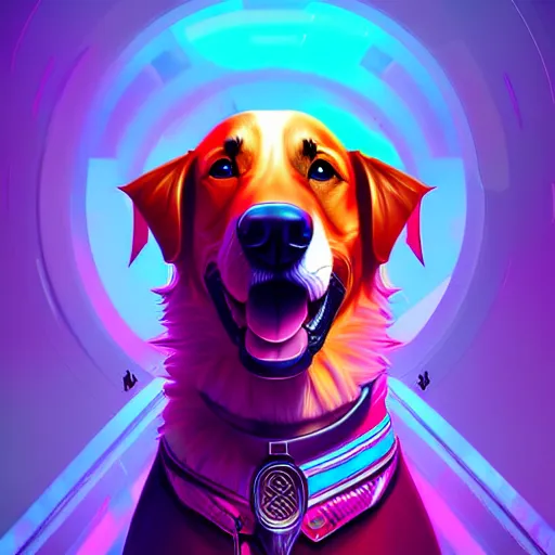 Prompt: epic professional digital art of 🎉 💊 🐕 🤘, best on artstation, cgsociety, wlop, cosmic, epic, stunning, art deco, gorgeous, much detail, much wow