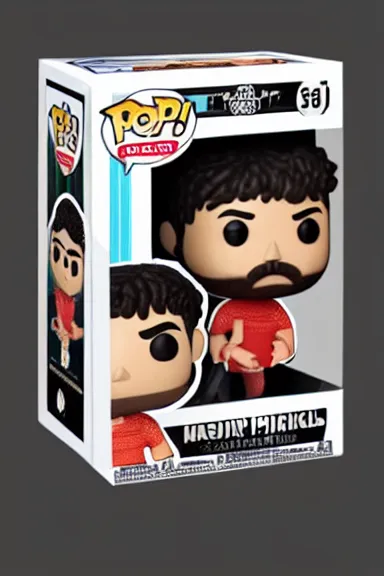 Image similar to “ very very intricate photorealistic photo of a hasan piker funko pop on a white background, award - winning details ”