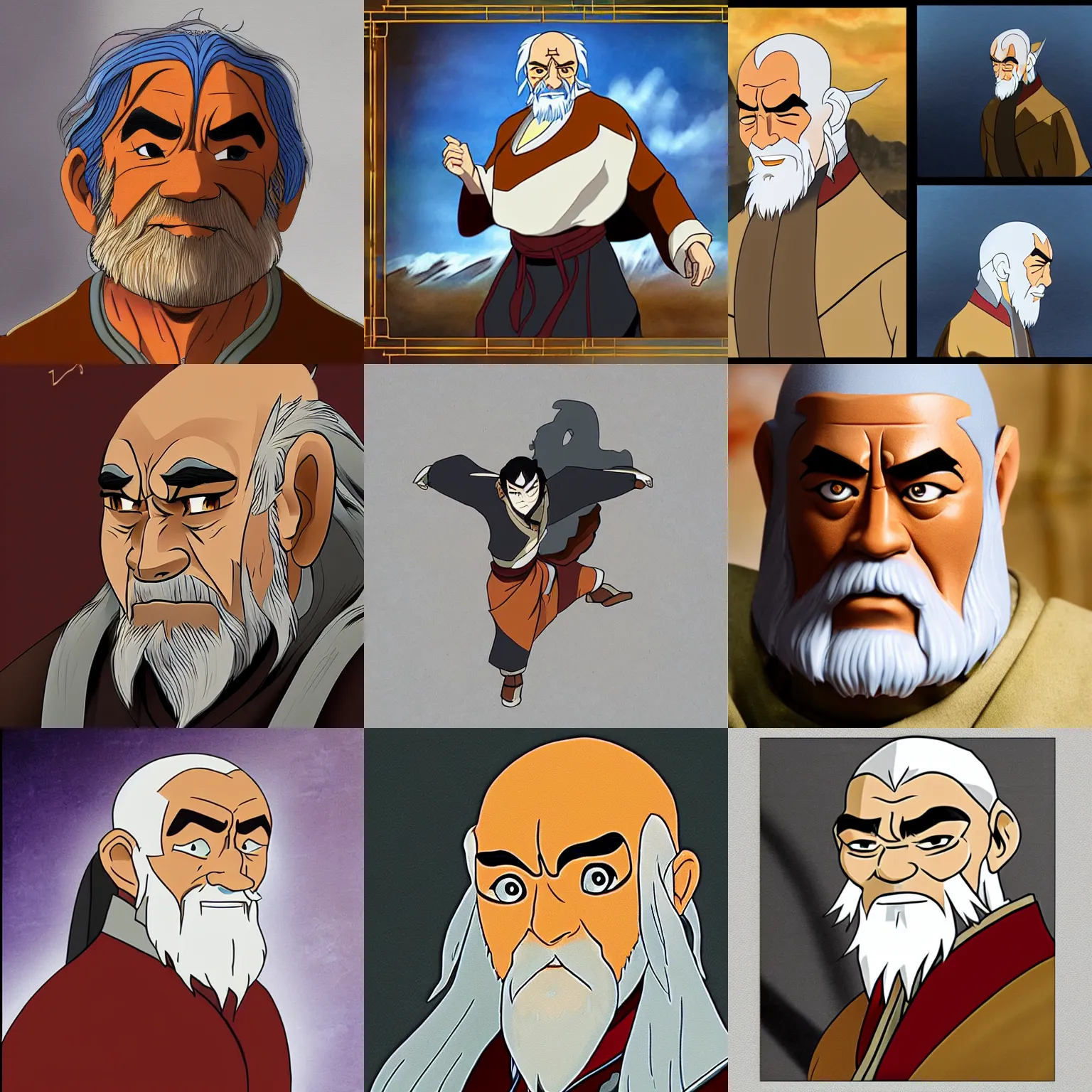 Prompt: Iroh from avatar artsation