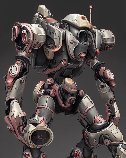 Prompt: an experimental mech in the style of fallout power armor in the style of bubblegum crisis powersuits trending on artstation deviantart pinterest hyper detailed photorealistic highlights and shadow hd 8 k post - processing high resolution