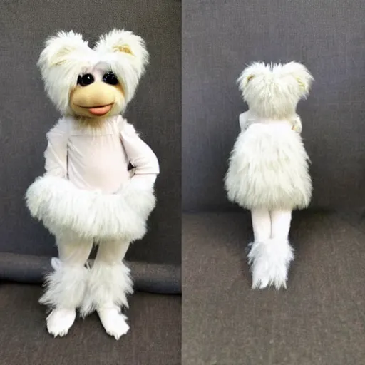 Image similar to angel muppet