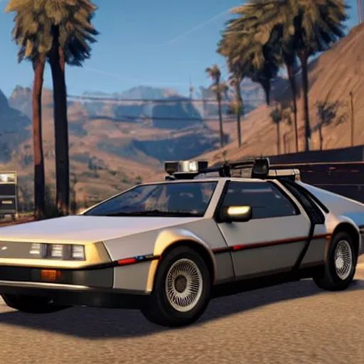 Image similar to delorean in grand theft auto 5