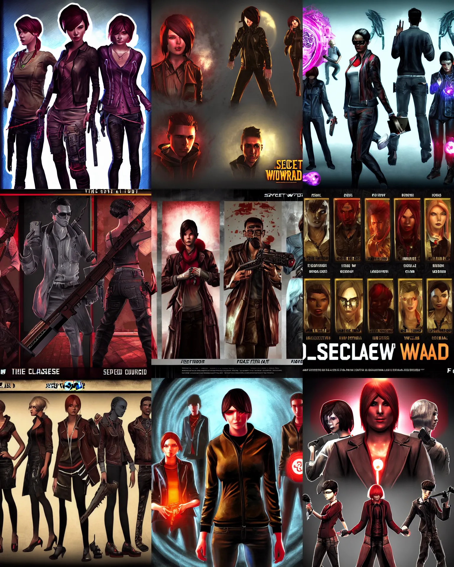 Prompt: player class art from the secret world ( by funcom )