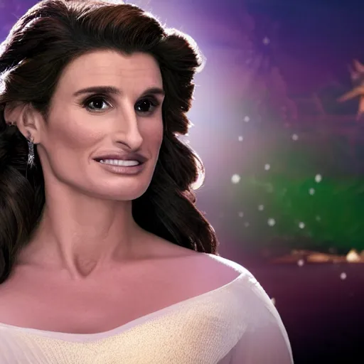 Image similar to A still of Idina Menzel as Elsa