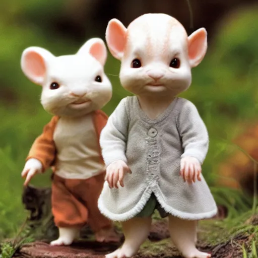 Image similar to gollum as a calico critters