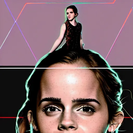 Image similar to emma watson quantum mechanics edition