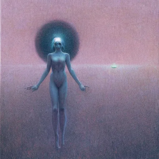 Prompt: Sailor Moon by Beksinski