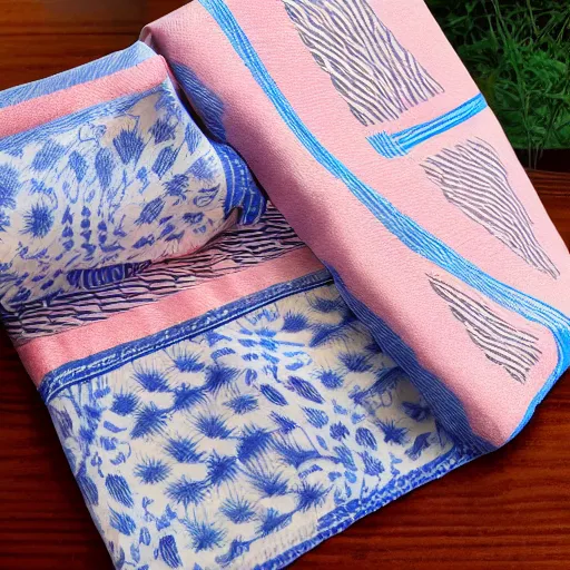 Image similar to photo of furoshiki Japanese wrapping cloth
