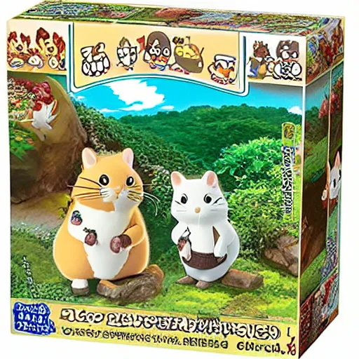 Image similar to studio ghibli calico critters