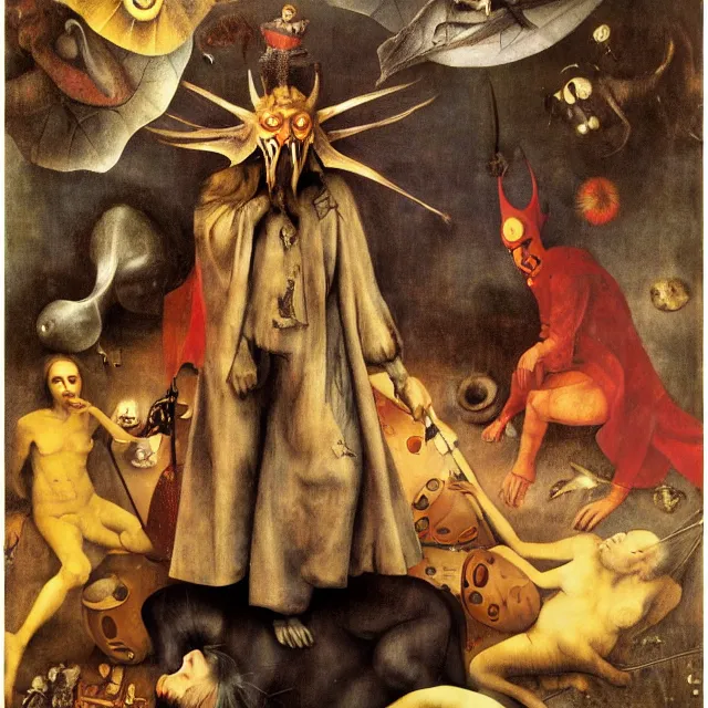 Prompt: full color hd photo of mephistopheles, octane render 4 k, by annie liebovitz, hieronymus bosch, joel peter witkin, gustave dore,