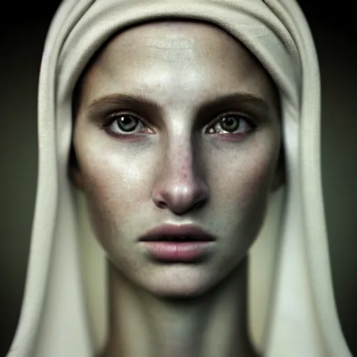 Image similar to portrait of a beautiful ghostly haunting female, depth of field, zeiss lens, detailed, symmetrical, centered, fashion photoshoot, by annie leibovitz and steve mccurry, david lazar, jimmy nelsson, breathtaking, 8 k resolution, extremely detailed, beautiful, establishing shot, artistic, hyperrealistic, beautiful face, octane render