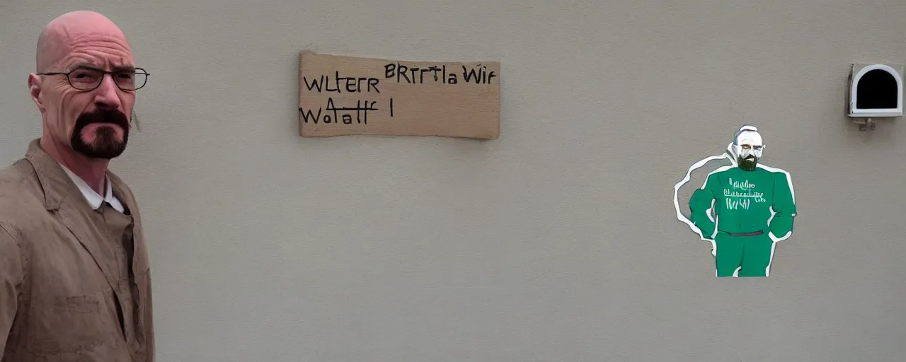 Image similar to my name is walter hartwell white i live at 3 0 8 negra arroyo lane albuquerque new mexico 8 7 1 0 4